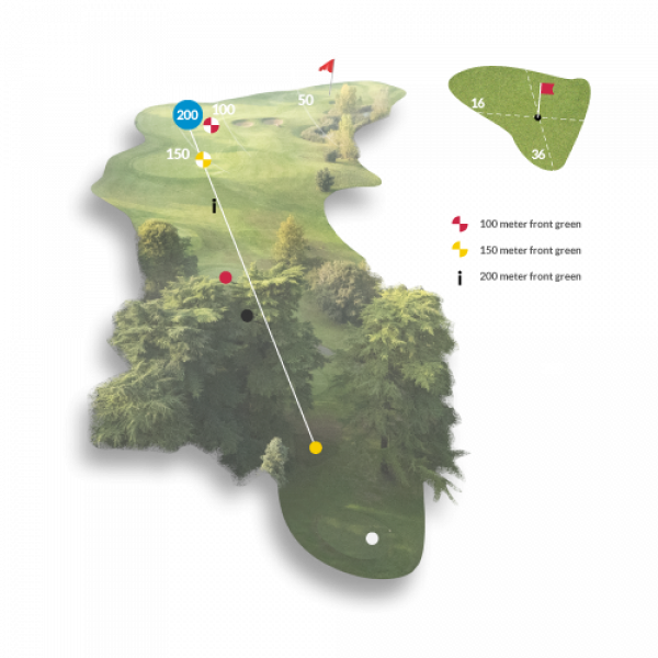 Golfplatz am Gardasee - Gary Player - Loch 1 - Löcher 1-9